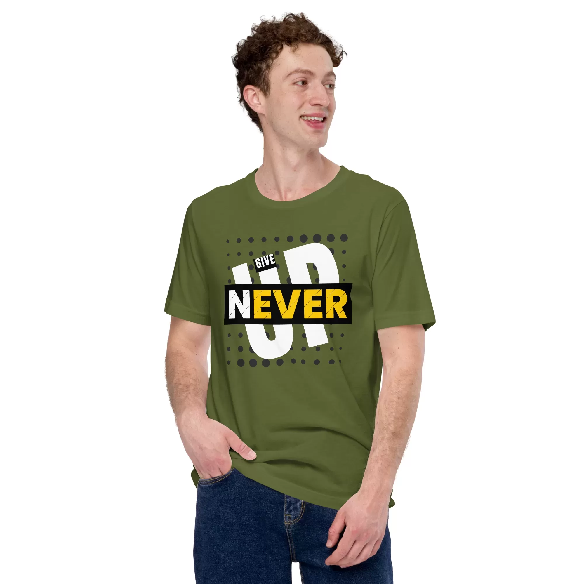 unisex-staple-t-shirt-olive-front-66b8632fd2c5d