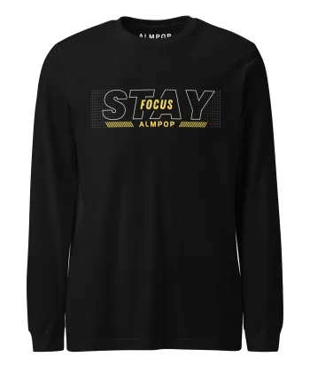 Long Sleeve Stay Focus Graphic Tee